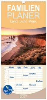 Produktbild: Familienplaner 2027 - Land. Licht. Meer. mit 5 Spalten (Wandkalender, 21 x 45 cm) CALVENDO