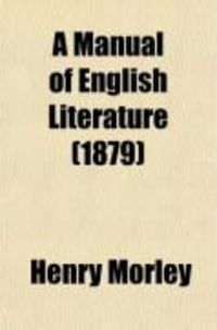 Produktbild: A Manual of English Literature