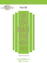 Produktbild: First Book of Tenor Solos - Part III Book/Online Audio
