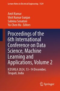 Produktbild: Proceedings of the 6th International Conference on Data Science, Machine Learning and Applications, Volume 2