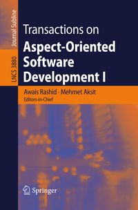 Produktbild: Transactions on Aspect-Oriented Software Development I