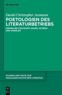 Produktbild: Poetologien des Literaturbetriebs