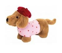 Produktbild: Teddy Hermann 939849 - Dackeldame Amelie, 26 cm, Pl&uuml;sch-Dackel