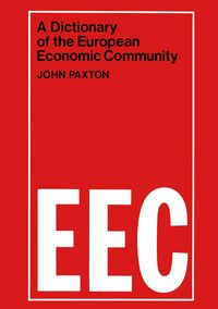 Produktbild: Dictionary of the European Economic Community