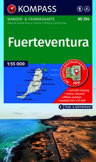 Produktbild: KOMPASS Wanderkarte 254 Fuerteventura 1:55.000