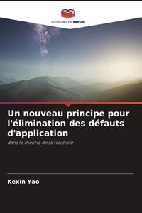 Produktbild: Un nouveau principe pour l'&eacute;limination des d&eacute;fauts d'application