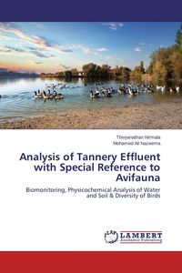 Produktbild: Analysis of Tannery Effluent with Special Reference to Avifauna