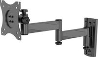 Produktbild: SpeaKa Professional SP-WMM-202S Monitor-Wandhalterung 1 Display(s) 33,0 cm (13") - 76,2 cm (30") Schwarz Neigbar, Schwenkbar, Ausziehbar