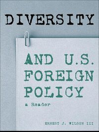 Produktbild: Diversity and U.S. Foreign Policy
