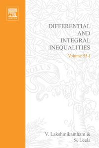 Produktbild: Differential and Integral Inequalities: Theory and Applications