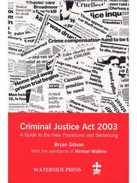 Produktbild: Criminal Justice Act 2003