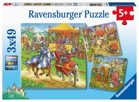 Bild vom Artikel Puzzle Ravensburger Ritterturnier im Mittelalter 3 X 49 Teile vom Autor 