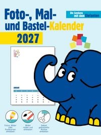 Produktbild DIY Kalender Elefant + Hase 2027