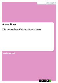 Produktbild: Die deutschen Vulkanlandschaften