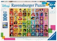 Produktbild: Kinderpuzzle 100 XXL Teile - Disney Classics - Disneys bunte Farbenwelt