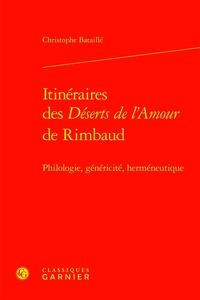 Produktbild: Itin&eacute;raires des D&eacute;serts de l'amour de Rimbaud