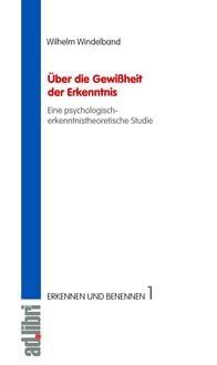 Produktbild: &Uuml;ber die Gewi&szlig;heit der Erkenntnis