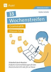 Produktbild: 33 Wochenstreifen Grammatik Kl. 5-6