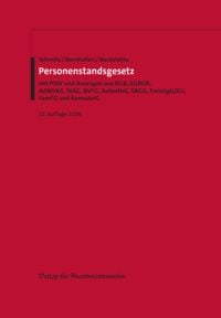 Produktbild: Personenstandsgesetz