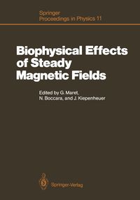 Produktbild: Biophysical Effects of Steady Magnetic Fields