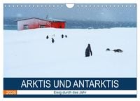 Produktbild: Arktis und Antarktis - Eisig durch das Jahr (Wandkalender 2026 DIN A4 quer), CALVENDO Monatskalender