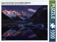 Produktbild: CALVENDO Puzzle Laguna Torre mit Cerro Torre, El Chalt&eacute;n, Patagonien | 1000 Teile Lege-Gr&ouml;&szlig;e 64x48cm Foto-Puzzle f&uuml;r gl&uuml;ckliche Stunden