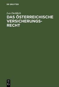 Produktbild: Das &ouml;sterreichische Versicherungsrecht