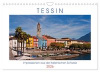 Produktbild: Tessin, Impressionen aus der Italienischen Schweiz (Wandkalender 2026 DIN A4 quer), CALVENDO Monatskalender