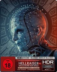 Produktbild: Hellraiser - Das Schloss zur H&ouml;lle - Steelbook - Limited Edition (4K Ultra HD + Blu-ray + Bonus-Blu-ray)