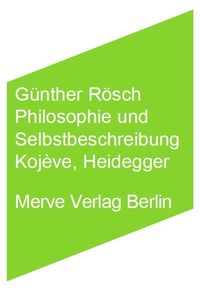 Bild vom Artikel Philosophie und Selbstbeschreibung vom Autor Günther Rösch