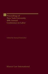 Produktbild: Proceedings of New York University 49th Annual Conference on Labor