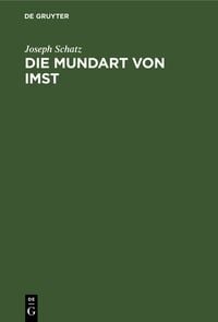 Produktbild: Die Mundart von Imst