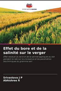 Produktbild: Effet du bore et de la salinit&eacute; sur le verger