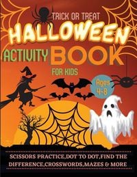 Produktbild: Halloween Activity Book for Kids Ages 4-8