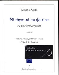 Produktbild: Ni thym ni marjolaine. N&eacute; timo n&eacute; maggiorana : sonnets