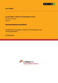 Produktbild: Konsumentenverwirrtheit
