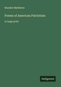 Produktbild: Poems of American Patriotism