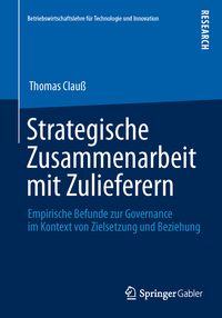 Produktbild: Strategische Zusammenarbeit mit Zulieferern
