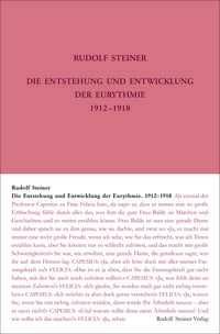 Produktbild: Die Entstehung und Entwicklung der Eurythmie 1912-1918