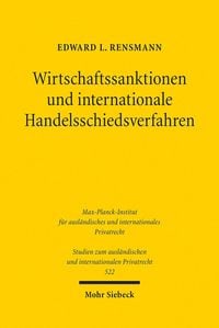 Produktbild: Wirtschaftssanktionen und internationale Handelsschiedsverfahren