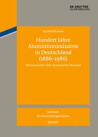 Produktbild: Hundert Jahre Aluminiumindustrie in Deutschland (1886-1986)
