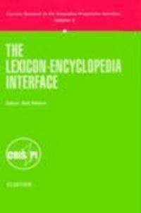 Produktbild: The Lexicon-Encyclopedia Interface