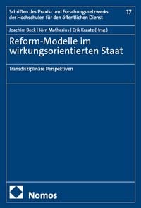 Produktbild: Reform-Modelle im wirkungsorientierten Staat