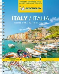 Produktbild: Michelin Stra&szlig;enatlas Italien mit Spiralbindung