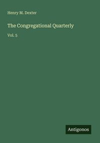 Produktbild: The Congregational Quarterly