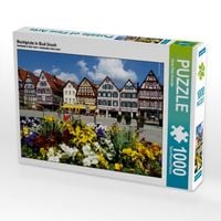 Produktbild: CALVENDO Puzzle Marktplatz in Bad Urach | 1000 Teile Lege-Gr&ouml;&szlig;e 64x48cm Foto-Puzzle f&uuml;r gl&uuml;ckliche Stunden