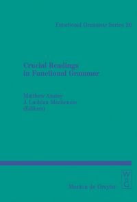 Produktbild: Crucial Readings in Functional Grammar