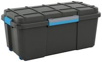 Produktbild: KIS 241507 Aufbewahrungsbox Scubba stapelbar (L x B x H) 780 x 350 x 395 mm Grau-Blau, Schwarz 1 St.