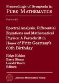 Produktbild: Spectral Analysis, Differential Equations and Mathematical Physics