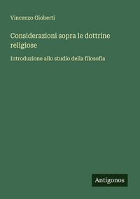 Produktbild: Considerazioni sopra le dottrine religiose